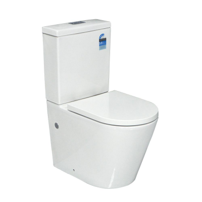 Toilet Suite Rimless Flush BTW LEN014 S/P Pan